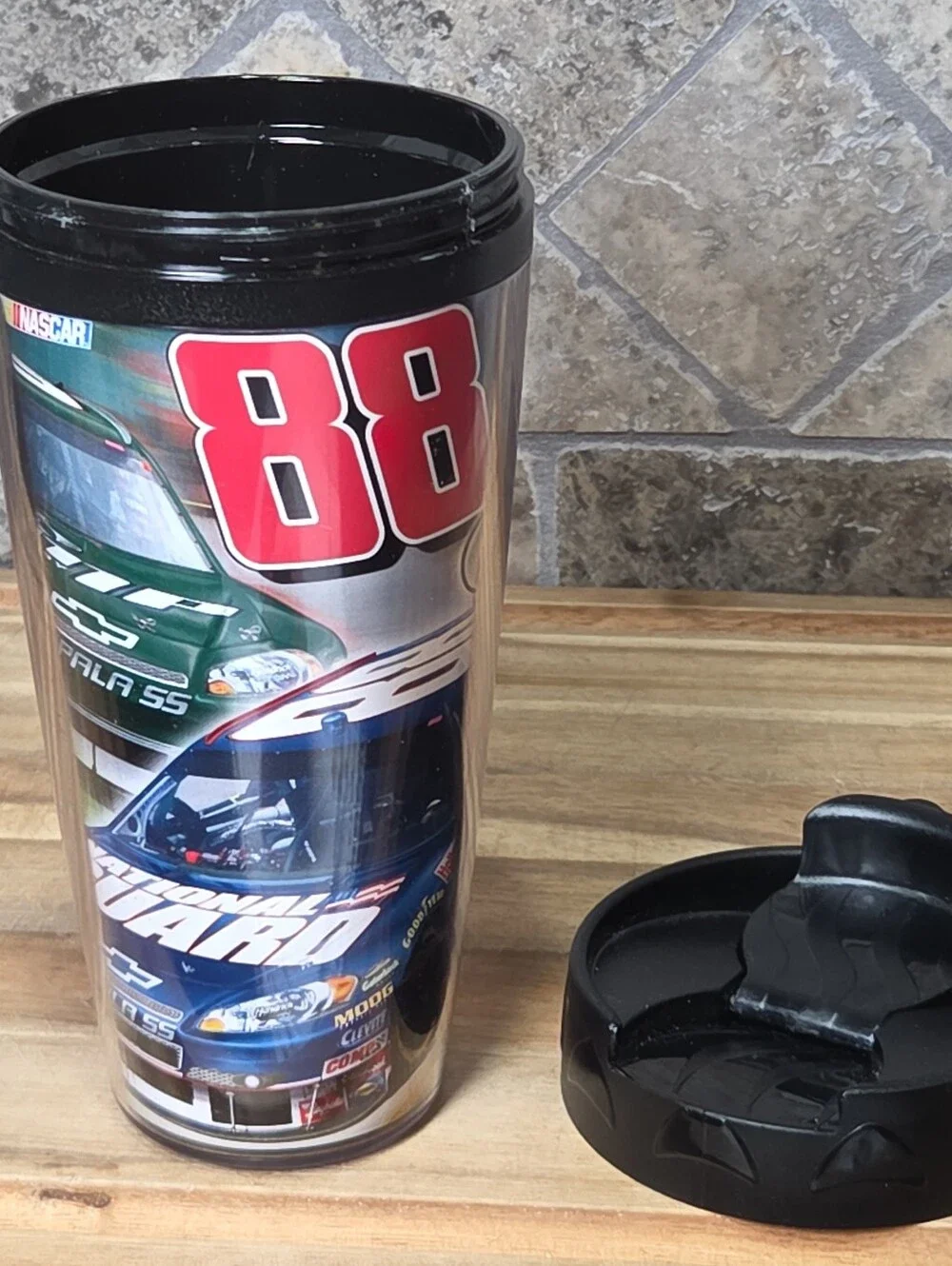 Nascar Dale Earnhardt Jr. Black Racing 88 Travel Tumbler 16 Ounces - Wincraft